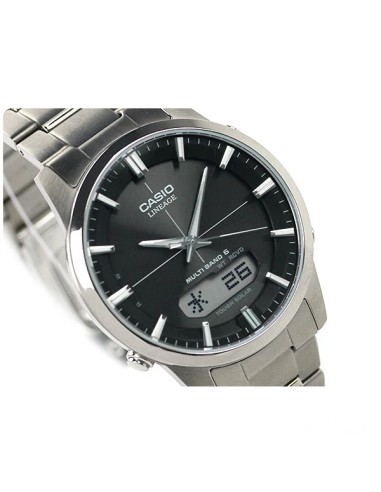 radiocontrol titanio hombre Casio Lineage  LCW-M170TD-1AJF JDM 39.5mm Cristal de zafiro antirreflejos