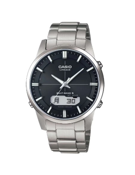 radiocontrol titanio hombre Casio Lineage  LCW-M170TD-1AJF JDM 39.5mm Cristal de zafiro antirreflejos