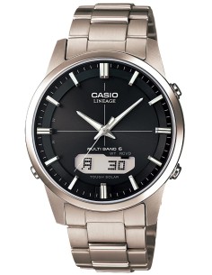 radiocontrol titanio hombre Casio Lineage  LCW-M170TD-1AJF JDM 39.5mm Cristal de zafiro antirreflejos