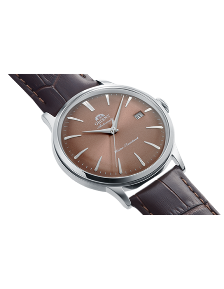 automático hombre Orient Bambino Ginza Afterglow RN-AC0034Y  JDM 40.5mm correa de cuero JDM Limited
