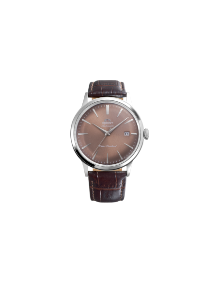automático hombre Orient Bambino Ginza Afterglow RN-AC0034Y  JDM 40.5mm correa de cuero JDM Limited