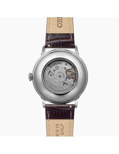 automático hombre Orient Bambino Ginza Afterglow RN-AC0034Y  JDM 40.5mm correa de cuero JDM Limited