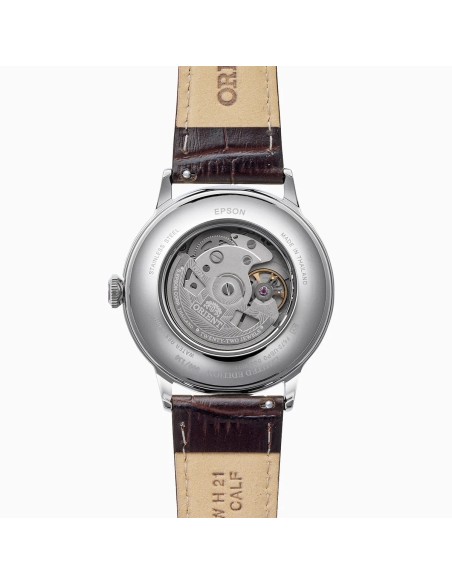 automático hombre Orient Bambino Ginza Afterglow RN-AC0034Y  JDM 40.5mm correa de cuero JDM Limited