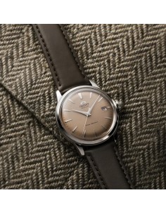 Orient Bambino Akebono RN-AC0M15Y JDM 38.4mm 30m WR correa de cuero JDM (Edición restringida web Orient JP) 2