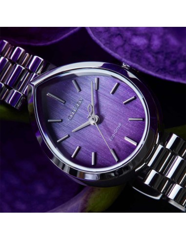 solar mujer Citizen L Rainell EM1200-55X 26mm cristal de zafiro anti-reflejos 50m