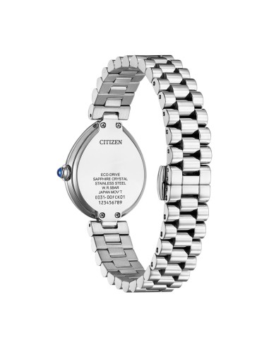 solar mujer Citizen L Rainell EM1200-55X 26mm cristal de zafiro anti-reflejos 50m