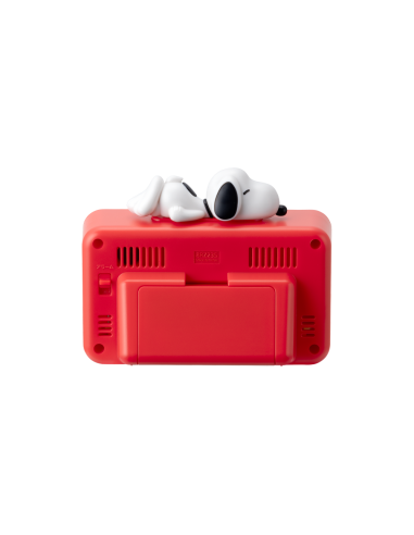 despertador RHYTHM 8RZ235MS01 Snoopy JDM, radio reloj digital, figura estereoscópica, sonido electrónico, alarma
