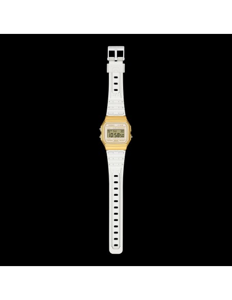 reloj unisex digital clásico Casio Vintage Classic Translúcido F-91WS-7A2 38.2 × 35.2 × 8.5 mm 7 años batería correa de resina