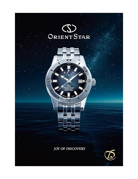 buceo automático hombre Orient Star Diver 1964 1st Edition RK-AU0503N JDM 75th Anniversary 200m ISO