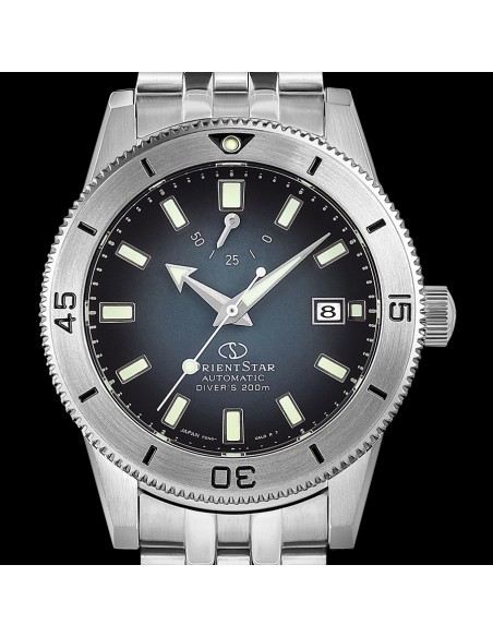 buceo automático hombre Orient Star Diver 1964 1st Edition RK-AU0503N JDM 75th Anniversary 200m ISO
