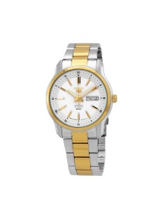 reloj automático hombre Seiko 5 SNKP14K1 Bitono 42mm 50m WR correa de acero cal. 7s026