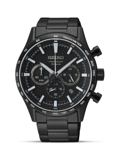 reloj cronógrafo hombre Seiko Discover More SSB415P1 43mm cristal de zafiro 100m WR correa de acero
