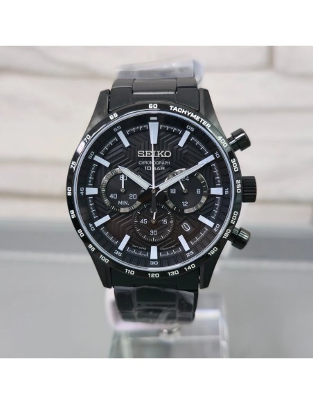 reloj cronógrafo hombre Seiko Discover More SSB415P1 43mm cristal de zafiro 100m WR correa de acero