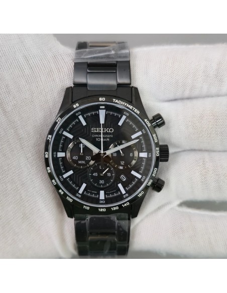 reloj cronógrafo hombre Seiko Discover More SSB415P1 43mm cristal de zafiro 100m WR correa de acero