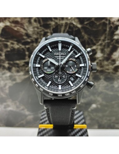 reloj cronógrafo hombre Seiko Discover More SSB417P1 43mm cristal de zafiro 100m WR correa de tela