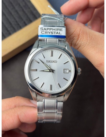 reloj cuarzo hombre Seiko Discover More SUR307P1 40.2mm 100m WR cristal de zafiro correa de acero