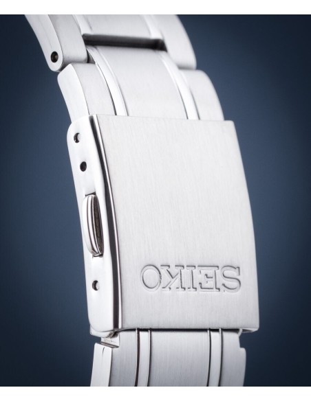 reloj cuarzo hombre Seiko Discover More SUR307P1 40.2mm 100m WR cristal de zafiro correa de acero