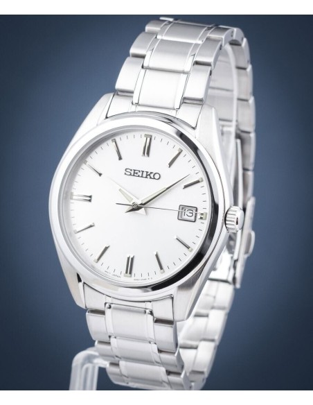 reloj cuarzo hombre Seiko Discover More SUR307P1 40.2mm 100m WR cristal de zafiro correa de acero