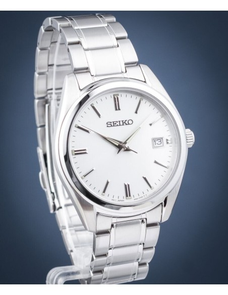 reloj cuarzo hombre Seiko Discover More SUR307P1 40.2mm 100m WR cristal de zafiro correa de acero