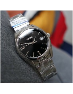 reloj cuarzo hombre Seiko Discover More SUR311P1  40.2mm 100m WR cristal de zafiro correa de acero 2