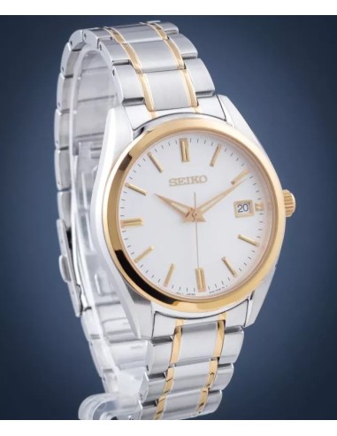 reloj cuarzo hombre Seiko Discover More Classic SUR312P1 40.2mm cristal de zafiro 100m WR correa de acero
