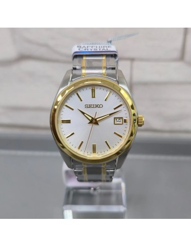 reloj cuarzo hombre Seiko Discover More Classic SUR312P1 40.2mm cristal de zafiro 100m WR correa de acero