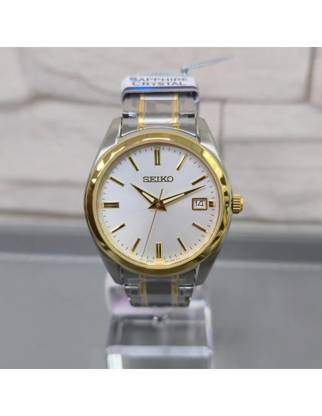 reloj cuarzo hombre Seiko Discover More Classic SUR312P1 40.2mm cristal de zafiro 100m WR correa de acero