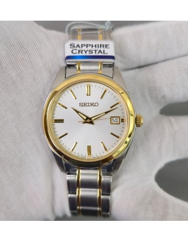 reloj cuarzo hombre Seiko Discover More Classic SUR312P1 40.2mm cristal de zafiro 100m WR correa de acero