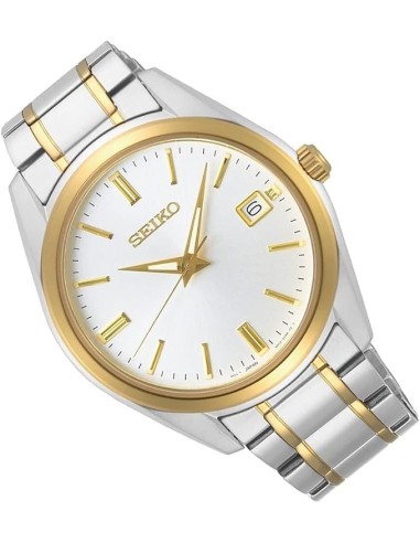 reloj cuarzo hombre Seiko Discover More Classic SUR312P1 40.2mm cristal de zafiro 100m WR correa de acero
