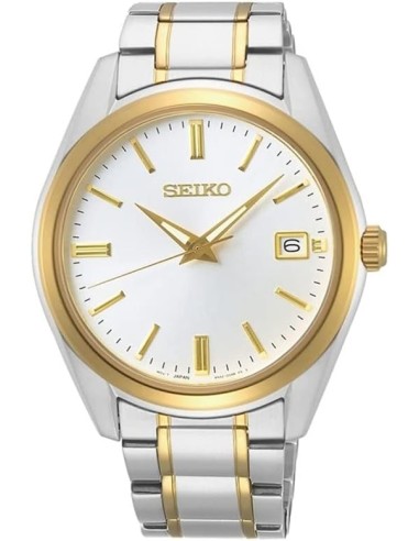 reloj cuarzo hombre Seiko Discover More Classic SUR312P1 40.2mm cristal de zafiro 100m WR correa de acero