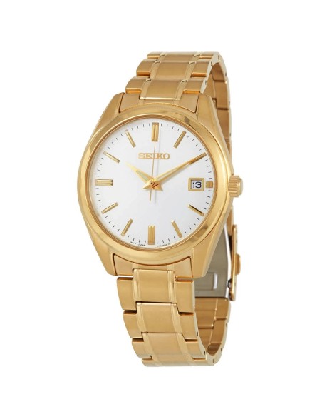 reloj cuarzo hombre Seiko Discover More Classic SUR314P1  40.2mm cristal de zafiro 100m WR correa de acero