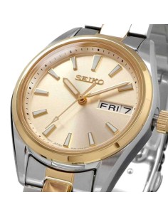 reloj mujer cuarzo Seiko Discover More SUR354P1 29.8mm cristal de zafiro 100m WR correa de acero 67grs