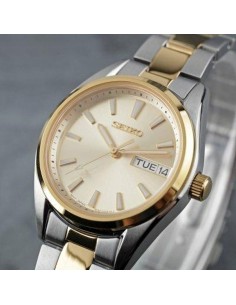 reloj mujer cuarzo Seiko Discover More SUR354P1 29.8mm cristal de zafiro 100m WR correa de acero 67grs 2