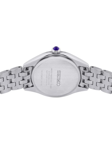 reloj cuarzo mujer Seiko Discover More SUR379P1 29mm 50mm WR correa de acero 55grs