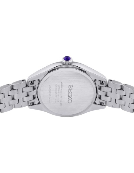 reloj cuarzo mujer Seiko Discover More SUR379P1 29mm 50mm WR correa de acero 55grs