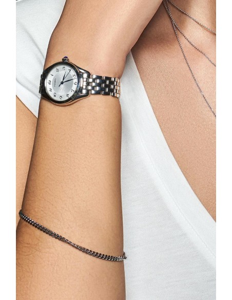 reloj cuarzo mujer Seiko Discover More SUR379P1 29mm 50mm WR correa de acero 55grs