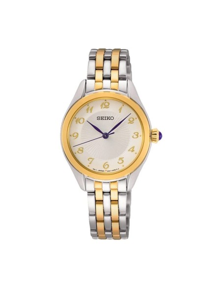 reloj cuarzo mujer Seiko Discover More SUR380P1 29mm 50m WR 55grs correa de acero