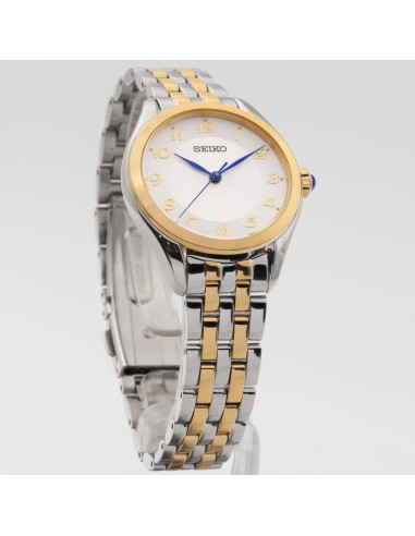 reloj cuarzo mujer Seiko Discover More SUR380P1 29mm 50m WR 55grs correa de acero