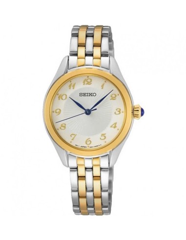 reloj cuarzo mujer Seiko Discover More SUR380P1 29mm 50m WR 55grs correa de acero