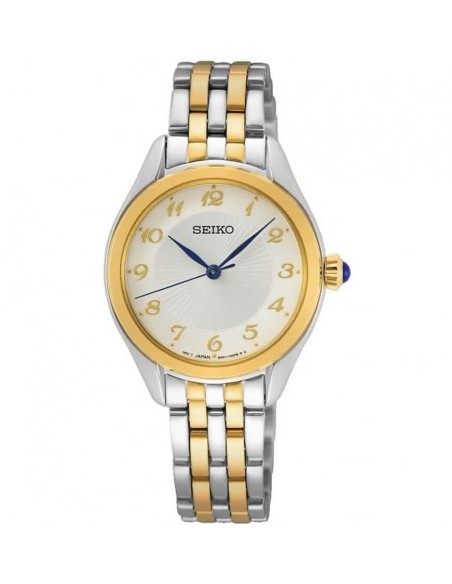 reloj cuarzo mujer Seiko Discover More SUR380P1 29mm 50m WR 55grs correa de acero