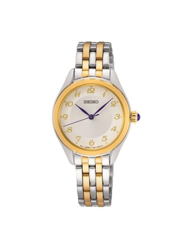 reloj cuarzo mujer Seiko Discover More SUR380P1 29mm 50m WR 55grs correa de acero