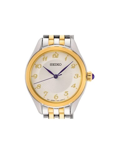 reloj cuarzo mujer Seiko Discover More SUR380P1 29mm 50m WR 55grs correa de acero