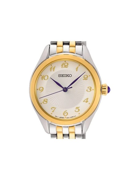 reloj cuarzo mujer Seiko Discover More SUR380P1 29mm 50m WR 55grs correa de acero
