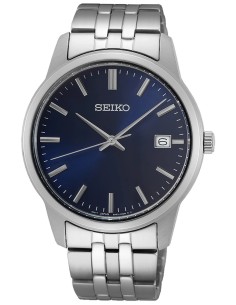 reloj cuarzo clásico hombre Seiko Discover More SUR399P1 40mm 50m WR Hardlex correa de acero 110grs 2
