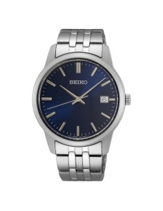 reloj cuarzo clásico hombre Seiko Discover More SUR399P1 40mm 50m WR Hardlex correa de acero 110grs