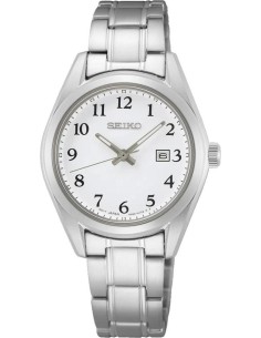reloj cuarzo clásico mujer Seiko Discover More SUR465P1 29.8mm cristal de zafiro 100m WR correa de acero 60grs