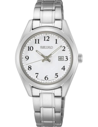 reloj cuarzo clásico mujer Seiko Discover More SUR465P1 29.8mm cristal de zafiro 100m WR correa de acero 60grs
