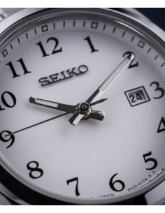 reloj cuarzo clásico mujer Seiko Discover More SUR465P1 29.8mm cristal de zafiro 100m WR correa de acero 60grs 2