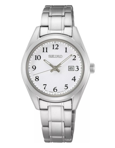 reloj cuarzo clásico mujer Seiko Discover More SUR465P1 29.8mm cristal de zafiro 100m WR correa de acero 60grs