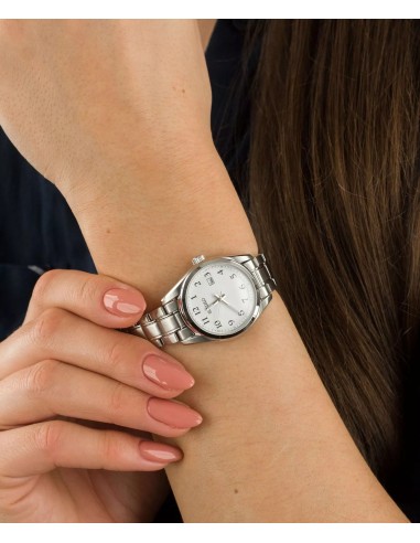 reloj cuarzo clásico mujer Seiko Discover More SUR465P1 29.8mm cristal de zafiro 100m WR correa de acero 60grs